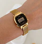 Casio Mini Vintage LA-670WGA-1  + correa milanese acero inoxidable  - Miniatura 3