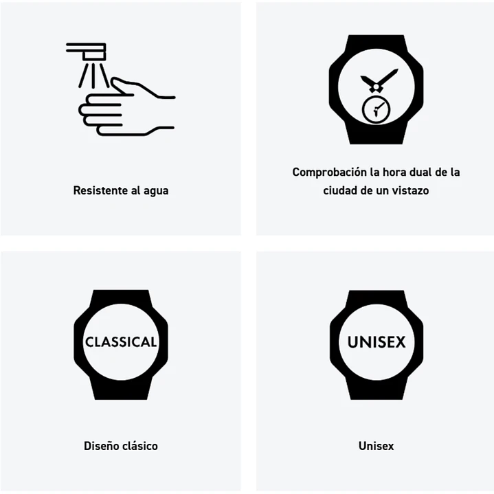 Reloj Casio Vintage Unisex Correa Cuero AQ-230EL-1A 3