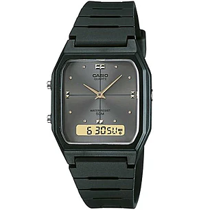 Reloj Casio Vintage Unisex Resina Negro AW-48HE-8A