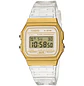 Reloj Casio Vintage Dorado Correa Traslúcida F-91WS-7A2 - Miniatura 1