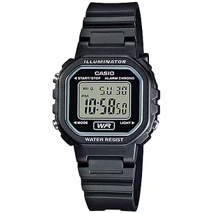 Reloj Casio Mini Mujer Resina Negro LA-20WH-1A