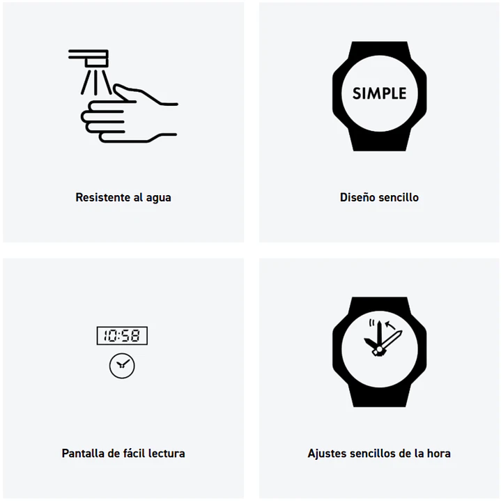 Reloj Mini Casio Mujer Resina Negro LQ-139A-1B3 5