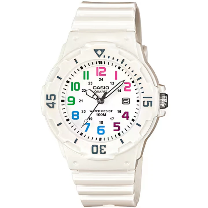 Reloj Casio Mujer Resina Blanco LRW-200H-7B 1