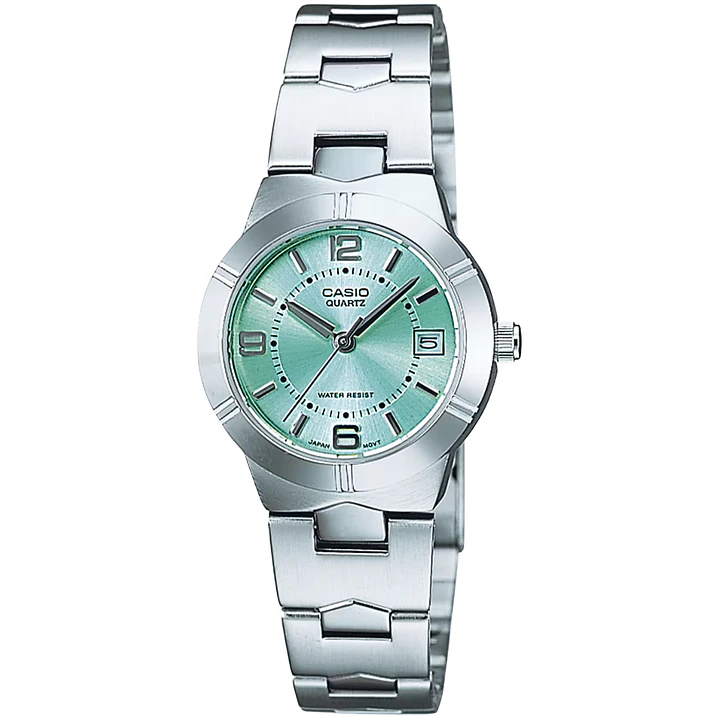 Reloj Casio Mini Vintage Análogo Verde LTP-1241D-3A 1