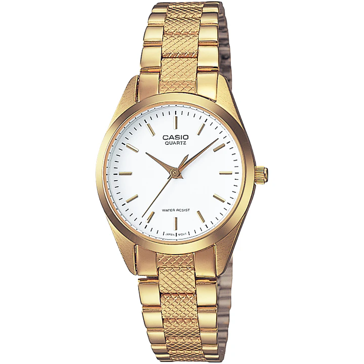 Reloj Mini Casio Vintage Análogo Mujer Dorado LTP-1274G-7A 1
