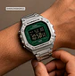 Reloj Casio Vintage Original Digital Esfera Verde W-218HD-3AV - Miniatura 2