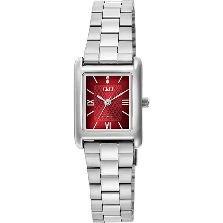 Reloj Q&Q Mini Tank Mujer Análogo Rojo C69A-002PY 1