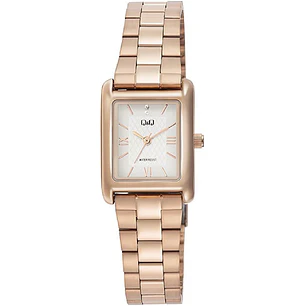 Reloj Q&Q Mini Tank Mujer Análogo Rosé C69A-007PY