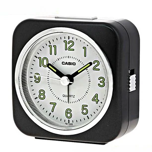  Reloj Despertador Casio Vintage Análogo Negro TQ-143S-1