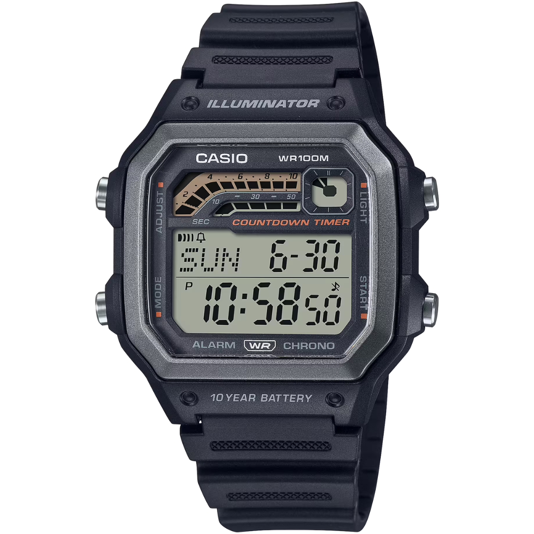 Reloj Casio Vintage Countdown Timer WS-1600H-8AV