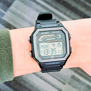 Reloj Casio Vintage Countdown Timer WS-1600H-8AV