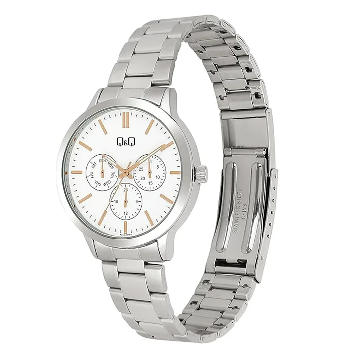 Reloj Q&Q Mujer Análogo Plateado A04A-001PY 2