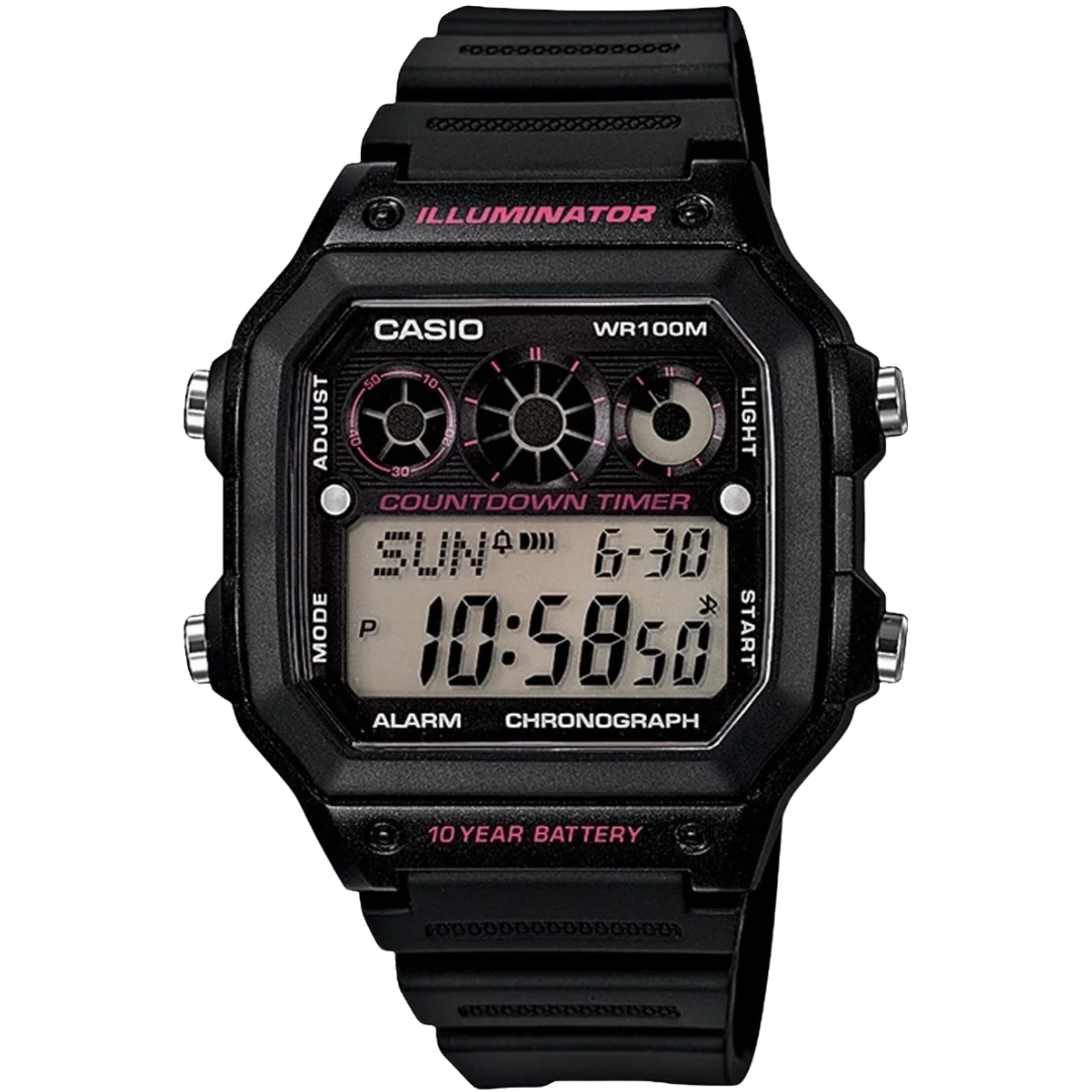 RELOJ CASIO UNISEX AE-1300WH-1A2V