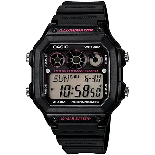 Reloj Casio Sport Hombre Resina Negro AE-1300WH-1A2V