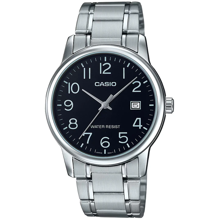 Reloj Casio Análogo Hombre Con Fecha MTP-V002D-1B 2