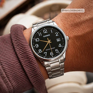 Reloj Casio Análogo Hombre Con Fecha MTP-V002D-1B
