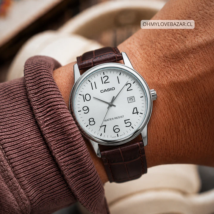 Reloj Casio Análogo Hombre Con Fecha MTP-V002L-7B2 2