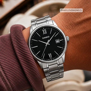 Reloj Casio Análogo Hombre Con Fecha MTP-V002D-1B3