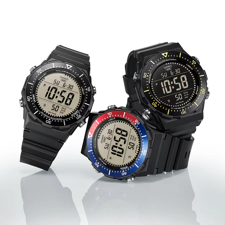 Reloj Casio Illuminator Bisel Giratorio Pepsi AE-1700H-1A2V 2