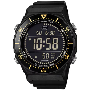 Reloj Casio Illuminator Bisel Giratorio Pantalla Negativa AE-1700H-1B