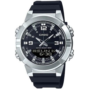 Reloj Casio World Time Caja de Acero Telememo AMW-870-1AV