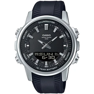Reloj Casio World Time Caja de Acero Telememo AMW-880-1AV