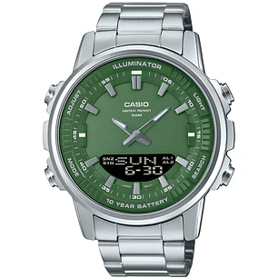 Reloj Casio World Time Caja de Acero Telememo AMW-880D-3A