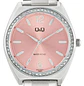 Reloj Q&Q Plateado Rosado Brillos Q91B-002PY - Miniatura 2