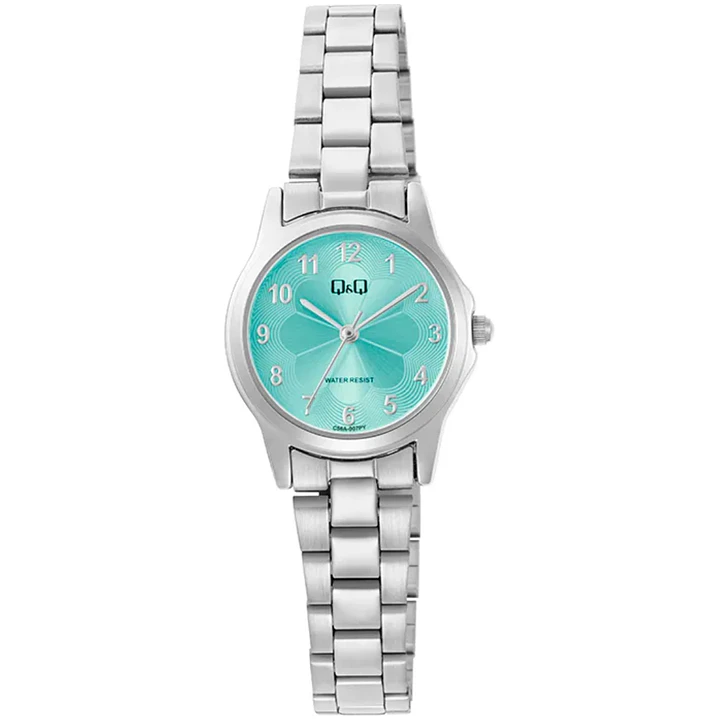 Reloj Q&Q Mujer Plateado Turquesa C05A-021PY 1