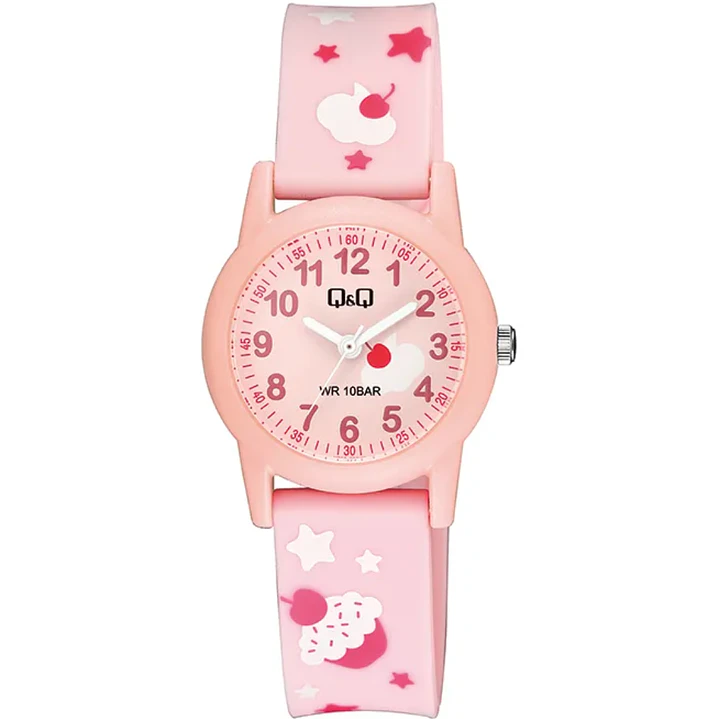Reloj Q&Q Mini Infantil Niñes Rosado V22A-001VY
