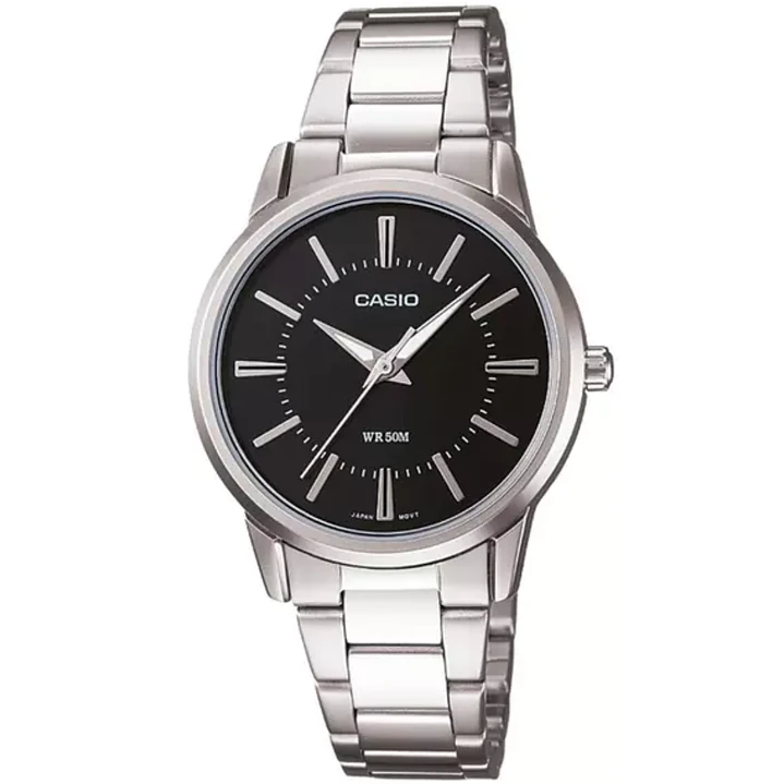 Reloj Casio Mujer Minimalista Plateado LTP-1303D-1A 1