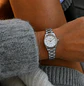 Reloj Casio Vintage Mini Mujer Plateado LTP-1129A-7A - Miniatura 2
