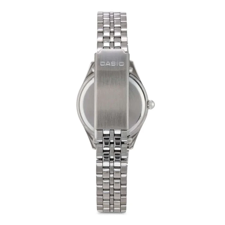 Reloj Casio Vintage Mini Mujer Plateado LTP-1129A-7A 5