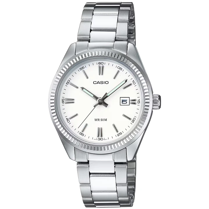 Reloj Casio Vintage Análogo Plateado LTP-1302D-7A1 2