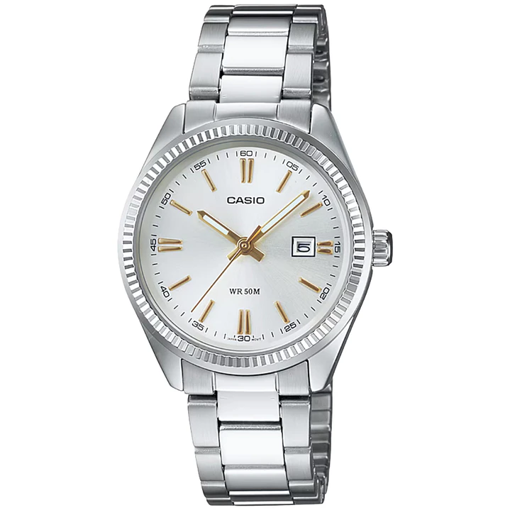 Reloj Casio Vintage Análogo Plateado LTP-1302D-7A2 1