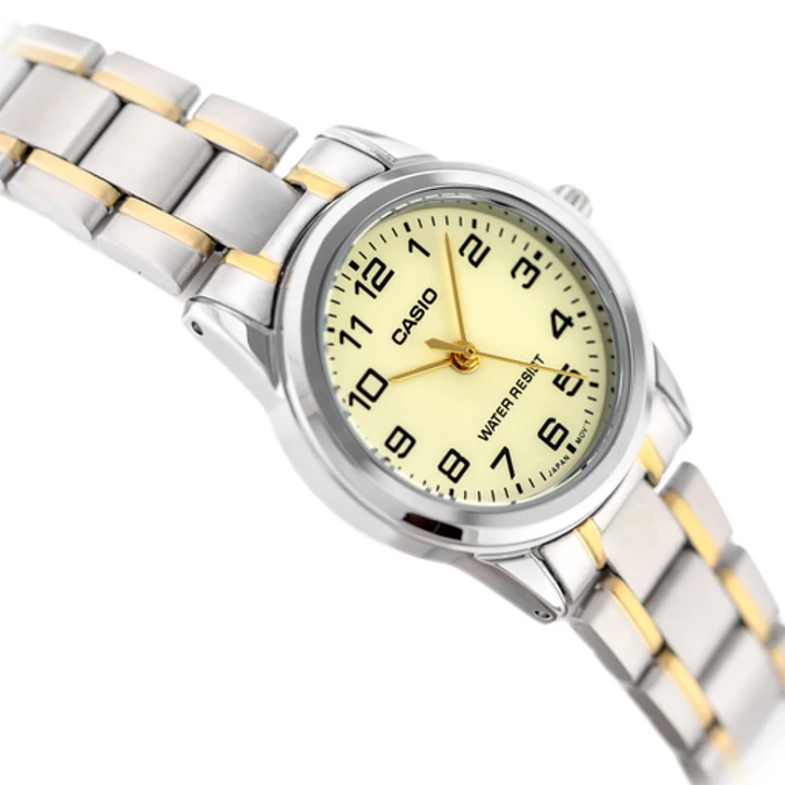 Reloj Casio Mini Vintage Bicolor LTP-V001SG-9B 3