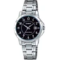 Casio Casio Mujer Análogo Plateado Negro Con Fecha LTP-V004D-1B - Miniatura 1