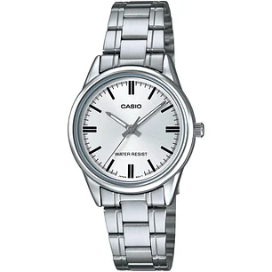 Reloj Casio Clásico Mujer Plateado LTP-V005D-7A