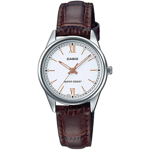 Reloj Casio Análogo Cuero Café LTP-V005L-7B3