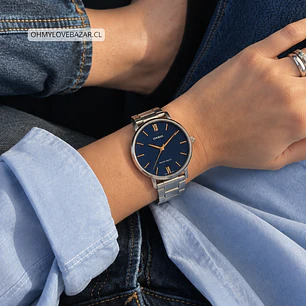 Reloj Casio Mujer Análogo Minimalista Plateado LTP-VT01D-2B