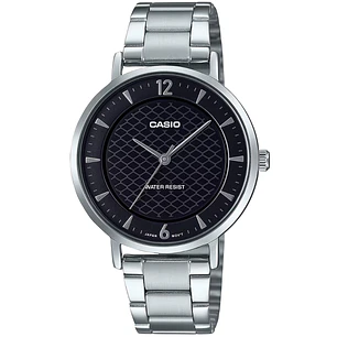 Reloj Casio Mujer Minimalista Plateado LTP-VT04D-1A