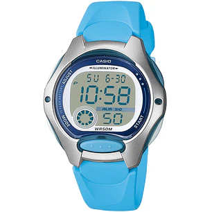 Reloj Casio Sport Digital Mujer Celeste LW-200-2B