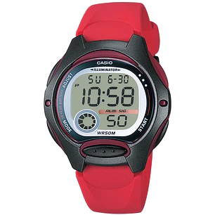 Reloj Casio Sport Digital Mujer Rojo LW-200-4A