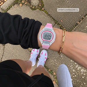 Reloj Casio Digital Resina Rosado LW-203-4A