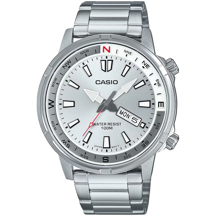 Reloj Casio Análogo Sport Brújula Giratoria MTD-130D-7AV 1