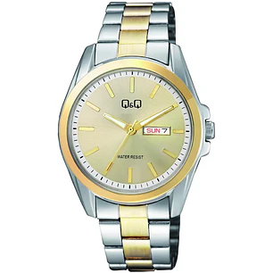 Reloj Q&Q Hombre Análogo Bicolor A05A-001PY 