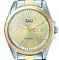 Reloj Q&Q Hombre Análogo Bicolor A05A-001PY  - Miniatura 3