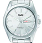 Reloj Q&Q Hombre Análogo Plateado A05A-003PY   - Miniatura 3