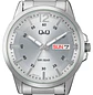 Reloj Q&Q Hombre Análogo Plateado A36A-001PY - Miniatura 3