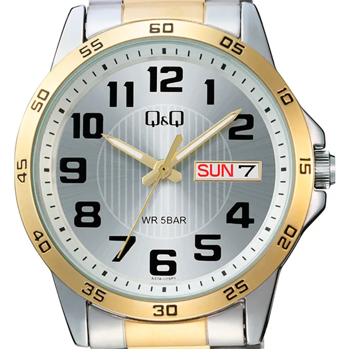 Reloj Q&Q Hombre Análogo Bicolor A37A-005PY 3
